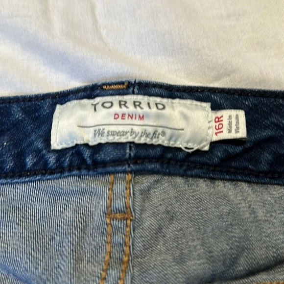 Torrid Relaxed Bootcut Denim Jeans 16R stretch - Picture 5 of 8